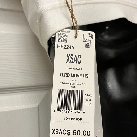 TWO adidas Women's Tlrd Impact High Support Size 32 Xsmall Brand New with Tags - Picture 3 of 9